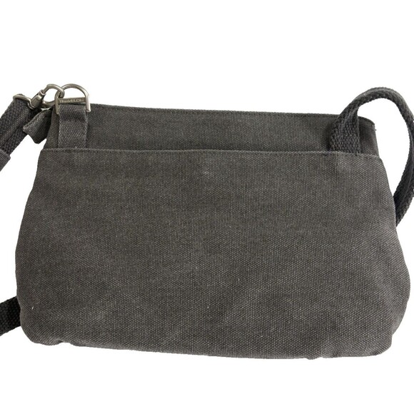Travelon Anti-Theft Heritage Crossbody Bag Gray RFID Slash-Resistant Purse - Picture 10 of 13